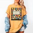 Composition Notebook Costume Teacher Matching Halloween Book Women's Comfort Colors T-Shirt Mustard