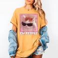 Cool Cat Meme Ew People Anti Social Introvert Cute Cat Women's Comfort Colors T-Shirt Mustard Cool Cat Meme Ew People Anti Social Introvert Cute Cat Women's Comfort Colors T-Shirt Mustard