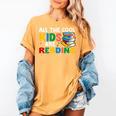 All The-Cool Kids Are Reading Teacher Book Lover Librarian Premium Women's Comfort Colors T-Shirt Mustard All The-Cool Kids Are Reading Teacher Book Lover Librarian Premium Women's Comfort Colors T-Shirt Mustard
