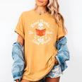 Cool Read Books Be Kind Stay Weird Skeleton Reading Women's Comfort Colors T-Shirt Mustard