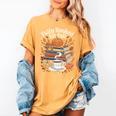 Cozy Autumn Books Fully Booked For Fall Books Pumpkin Women's Comfort Colors T-Shirt Mustard