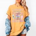 In My Cozy Iced Coffee And Books Era Women's Comfort Colors T-Shirt Mustard