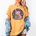 Cute Axolotl Reading Books Cozy Night Aesthetic Women's Comfort Colors T-Shirt Mustard