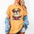 Cute Dog Boxer Reading Book Women's Comfort Colors T-Shirt Mustard