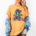 Cute Dragon Reading a Book Bookworm For Men Women Kid Women's Comfort Colors T-Shirt Mustard Cute Dragon Reading a Book Bookworm For Men Women Kid Women's Comfort Colors T-Shirt Mustard