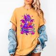 Cute Dragon Reading Books Bookworm Women's Comfort Colors T-Shirt Mustard Cute Dragon Reading Books Bookworm Women's Comfort Colors T-Shirt Mustard