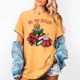 Cute Gingerbread Man Reading Book Nerd Christmas Bookish Women's Comfort Colors T-Shirt Mustard Cute Gingerbread Man Reading Book Nerd Christmas Bookish Women's Comfort Colors T-Shirt Mustard