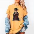 Cute Mouse Reading Book Graduation Women's Comfort Colors T-Shirt Mustard