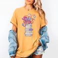 Cute Octopus Bookworm Fun Reading Tee For Book Lovers Women's Comfort Colors T-Shirt Mustard