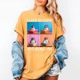 Cute Penguin Reading Book School Librarian Teacher Student Women's Comfort Colors T-Shirt Mustard