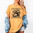 Dark Romance Books Lover Bookish Bookworm Gothic Aesthetic Women's Comfort Colors T-Shirt Mustard