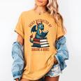 Dark Romance Romantasy Easily Distracted By Dragons & Books Women's Comfort Colors T-Shirt Mustard