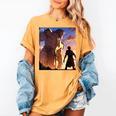 David And Goliath Bible Book Of Samuel Famous Bible Story Women's Comfort Colors T-Shirt Mustard