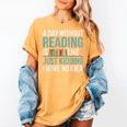 A Day Without Reading Is Like Book Lover Bookworm Men Women Women's Comfort Colors T-Shirt Mustard