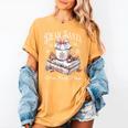 Dear Santa More Book Please Christmas Reading Book Librarian Women's Comfort Colors T-Shirt Mustard