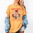 Dear Santa More Books Please Coquette Bow Books Christmas Women's Comfort Colors T-Shirt Mustard Dear Santa More Books Please Coquette Bow Books Christmas Women's Comfort Colors T-Shirt Mustard