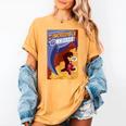 Disney Pixar The Incredibles Omnidroid Comic Book Cover Women's Comfort Colors T-Shirt Mustard