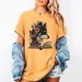 Dog Book Flower Women's Comfort Colors T-Shirt Mustard