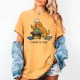 Dog Cooking The Books Women's Comfort Colors T-Shirt Mustard