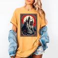 Dracula's Castle Book Cover Illustration Women's Comfort Colors T-Shirt Mustard