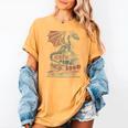 Dragon Fantasy Book Lover Book Nerd Women's Comfort Colors T-Shirt Mustard Dragon Fantasy Book Lover Book Nerd Women's Comfort Colors T-Shirt Mustard