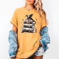 Dragon Hoard Of Books Reading Lover Cute Art Women's Comfort Colors T-Shirt Mustard