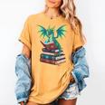 Dragon Reading Books Fantasy Lovers Mythical Creatures Women's Comfort Colors T-Shirt Mustard Dragon Reading Books Fantasy Lovers Mythical Creatures Women's Comfort Colors T-Shirt Mustard