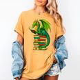 Dragon Reading Books Matching Bookworm Readers Librarian Women's Comfort Colors T-Shirt Mustard Dragon Reading Books Matching Bookworm Readers Librarian Women's Comfort Colors T-Shirt Mustard