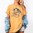 Dragon Silhouette Books Librarian Bookworm Women Men Kids Women's Comfort Colors T-Shirt Mustard