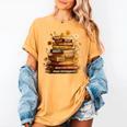 Dream Like Martin Floral Book History Month Women Men Women's Comfort Colors T-Shirt Mustard