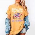 Drink Tea Read Books Be Happy Book Lover Reading Women's Comfort Colors T-Shirt Mustard