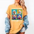 Eagle Love Reading And Eagles Child Book Lover Women's Comfort Colors T-Shirt Mustard