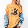 Easily Distracted By Books & Dragons Librarian Book Lover Women's Comfort Colors T-Shirt Mustard Easily Distracted By Books & Dragons Librarian Book Lover Women's Comfort Colors T-Shirt Mustard