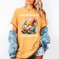Easily Distracted By Books And Gnomes Book Reading Gnome Women's Comfort Colors T-Shirt Mustard Easily Distracted By Books And Gnomes Book Reading Gnome Women's Comfort Colors T-Shirt Mustard