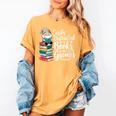 Easily Distracted By Books And Gnomes Women's Comfort Colors T-Shirt Mustard Easily Distracted By Books And Gnomes Women's Comfort Colors T-Shirt Mustard