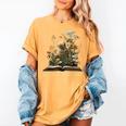 Easily Distracted By Cats And Books Women's Comfort Colors T-Shirt Mustard Easily Distracted By Cats And Books Women's Comfort Colors T-Shirt Mustard