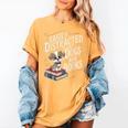 Easily Distracted By Dogs And Books Reader Animal Dog Women's Comfort Colors T-Shirt Mustard