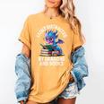 Easily Distracted By Dragons And Books Women's Comfort Colors T-Shirt Mustard