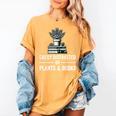 Easily Distracted By Plants & Books Plant Book Lover Women's Comfort Colors T-Shirt Mustard Easily Distracted By Plants & Books Plant Book Lover Women's Comfort Colors T-Shirt Mustard