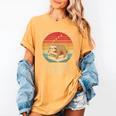 Easily Distracted By Sloths And Books Women's Comfort Colors T-Shirt Mustard Easily Distracted By Sloths And Books Women's Comfort Colors T-Shirt Mustard