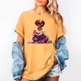 Educated Melanin Queen Afro Women Reading Book History Women's Comfort Colors T-Shirt Mustard