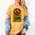Educated Women Girls Reading Book Black History Month Women's Comfort Colors T-Shirt Mustard