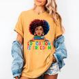 Education Is Freedom History Girl Women Book Lover Women's Comfort Colors T-Shirt Mustard Education Is Freedom History Girl Women Book Lover Women's Comfort Colors T-Shirt Mustard