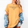 Emotionally Recovering From a Book Subtle Book Lover Women's Comfort Colors T-Shirt Mustard