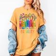 Equality Book LGBTQ Wildflowers Equal Rights Gay Kindness Women's Comfort Colors T-Shirt Mustard