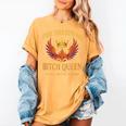 Fire Breathing Bitch Queen I Will Not Be Afraid Fantasy Book Women's Comfort Colors T-Shirt Mustard Fire Breathing Bitch Queen I Will Not Be Afraid Fantasy Book Women's Comfort Colors T-Shirt Mustard