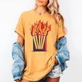 Flames And Lighter Costume For Matchbook Lovers Women's Comfort Colors T-Shirt Mustard