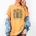 Flourish Dream Thrive Resist 84 67 Book Reading Nature Lover Women's Comfort Colors T-Shirt Mustard Flourish Dream Thrive Resist 84 67 Book Reading Nature Lover Women's Comfort Colors T-Shirt Mustard