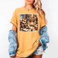 Fox Reads By Fireplace In Cabin Rustic Book Cozy Cup Tea Women's Comfort Colors T-Shirt Mustard Fox Reads By Fireplace In Cabin Rustic Book Cozy Cup Tea Women's Comfort Colors T-Shirt Mustard