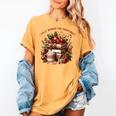 Fully Booked For Christmas Cozy Holiday Books Winter Reading Women's Comfort Colors T-Shirt Mustard Fully Booked For Christmas Cozy Holiday Books Winter Reading Women's Comfort Colors T-Shirt Mustard